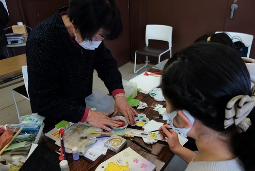 【イベント報告】12月12日　日本画の材料で描くオリジナル絵馬 | 教育普及・イベントレポート
