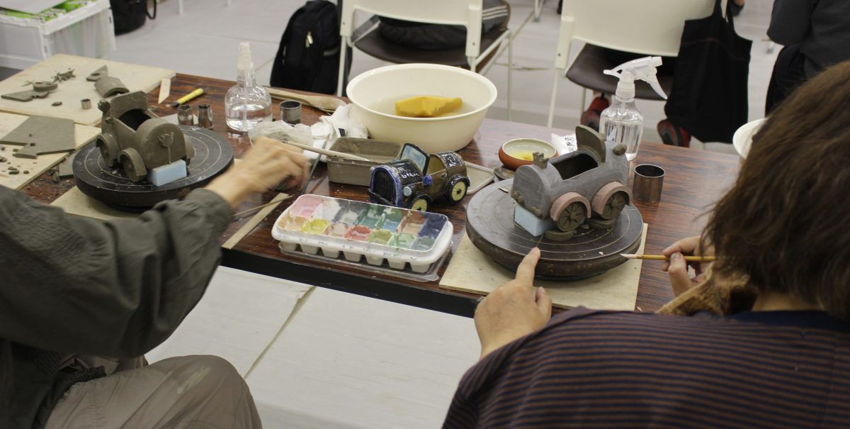 【イベント報告】「クラシックカーを陶で」(『トキントキンの時代』関連企画) | 教育普及・イベントレポート